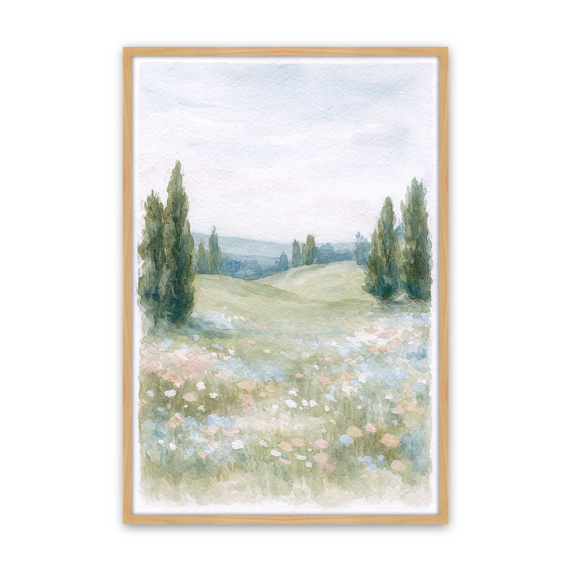 [Color:American Maple], Picture of art in a American Maple frame