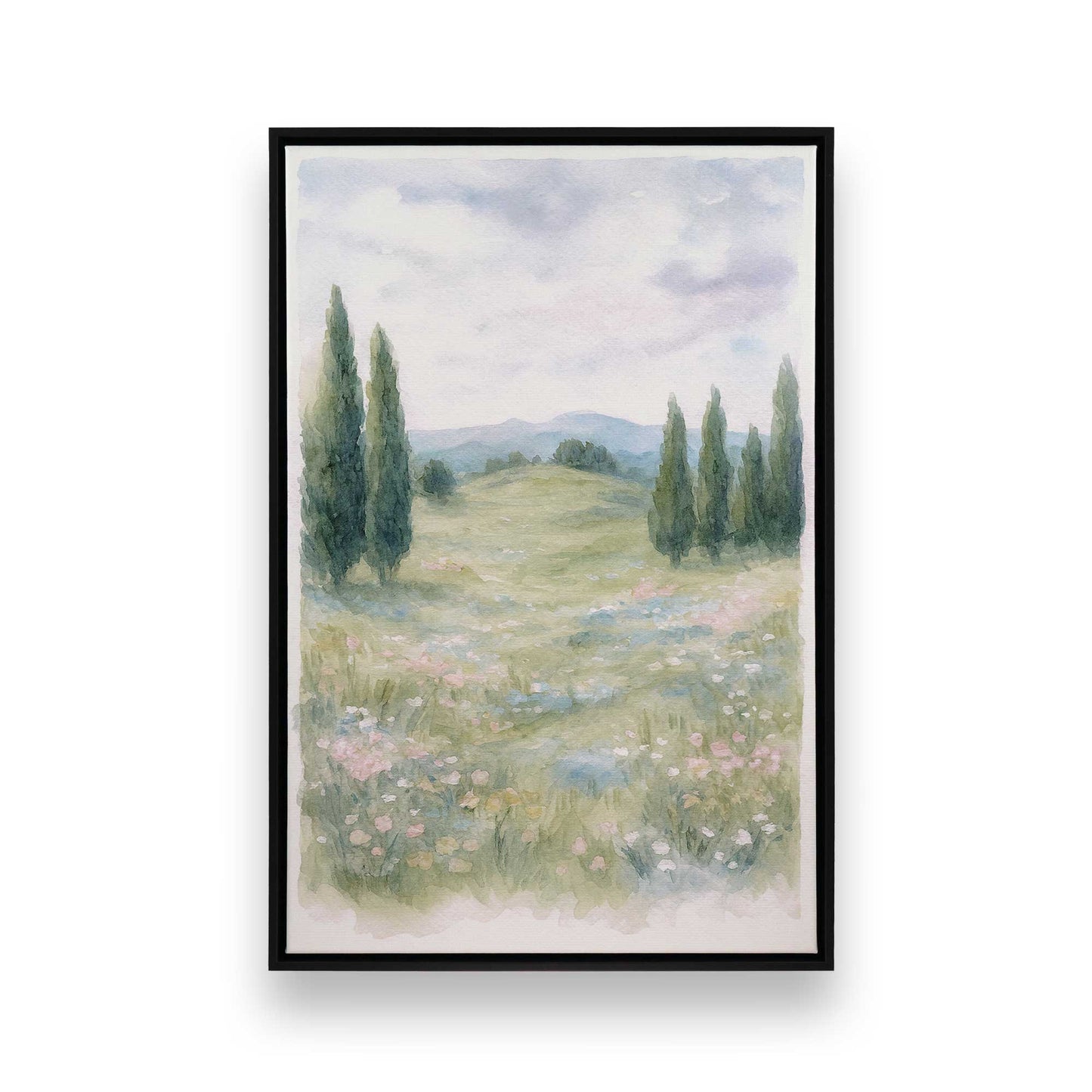 [Color:Satin Black], Picture of art in a Satin Black frame