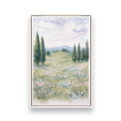 [Color:Opaque White], Picture of art in a White frame