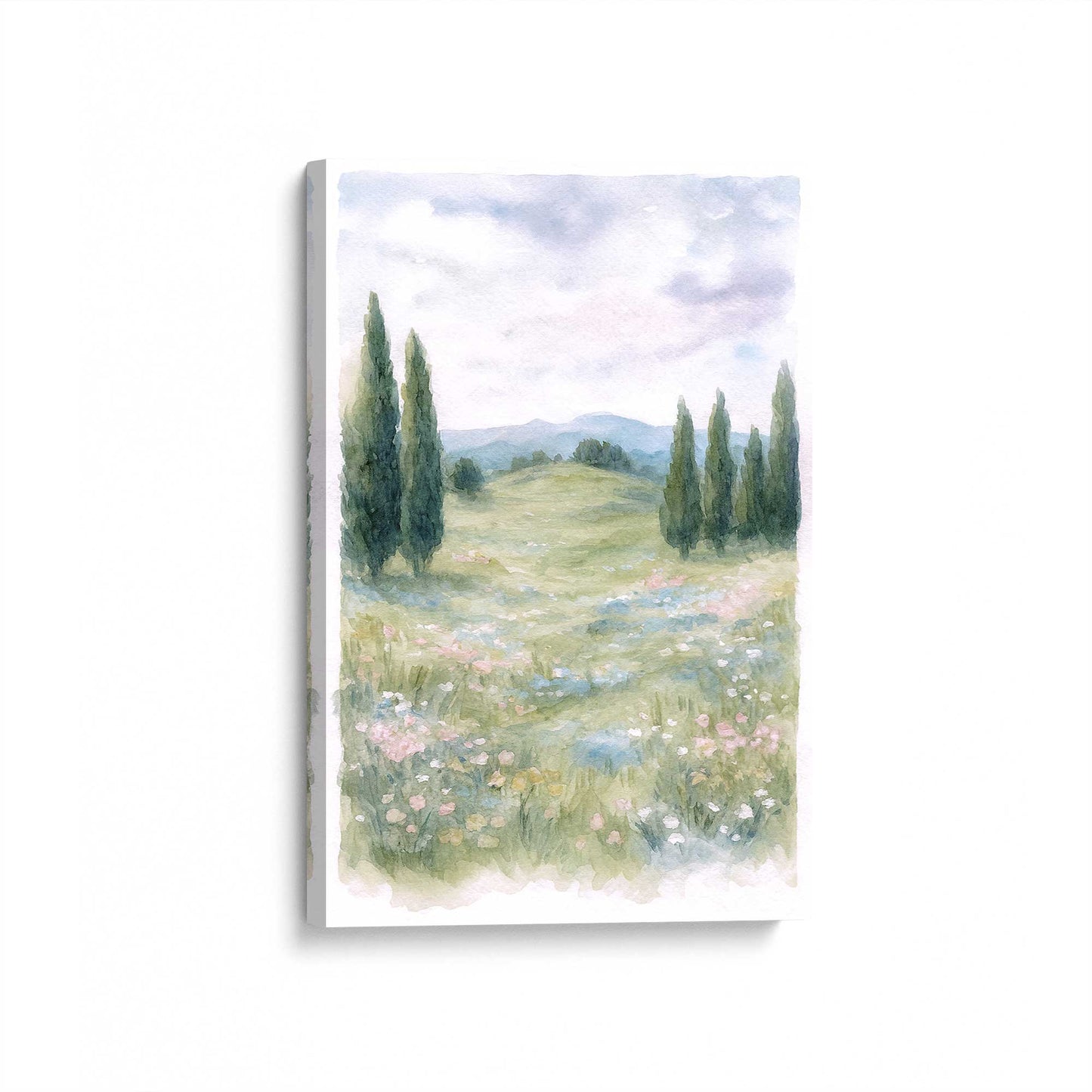 [Color:Stretched Canvas], Picture of art at an angle