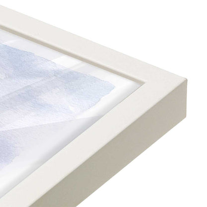 [Color:Opaque White], Picture of art in a Opaque White frame at an angle