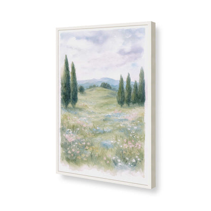 [Color:Opaque White], Picture of art in a Opaque White frame of the corner