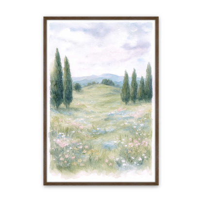 [Color:Walnut], Picture of art in a Walnut frame