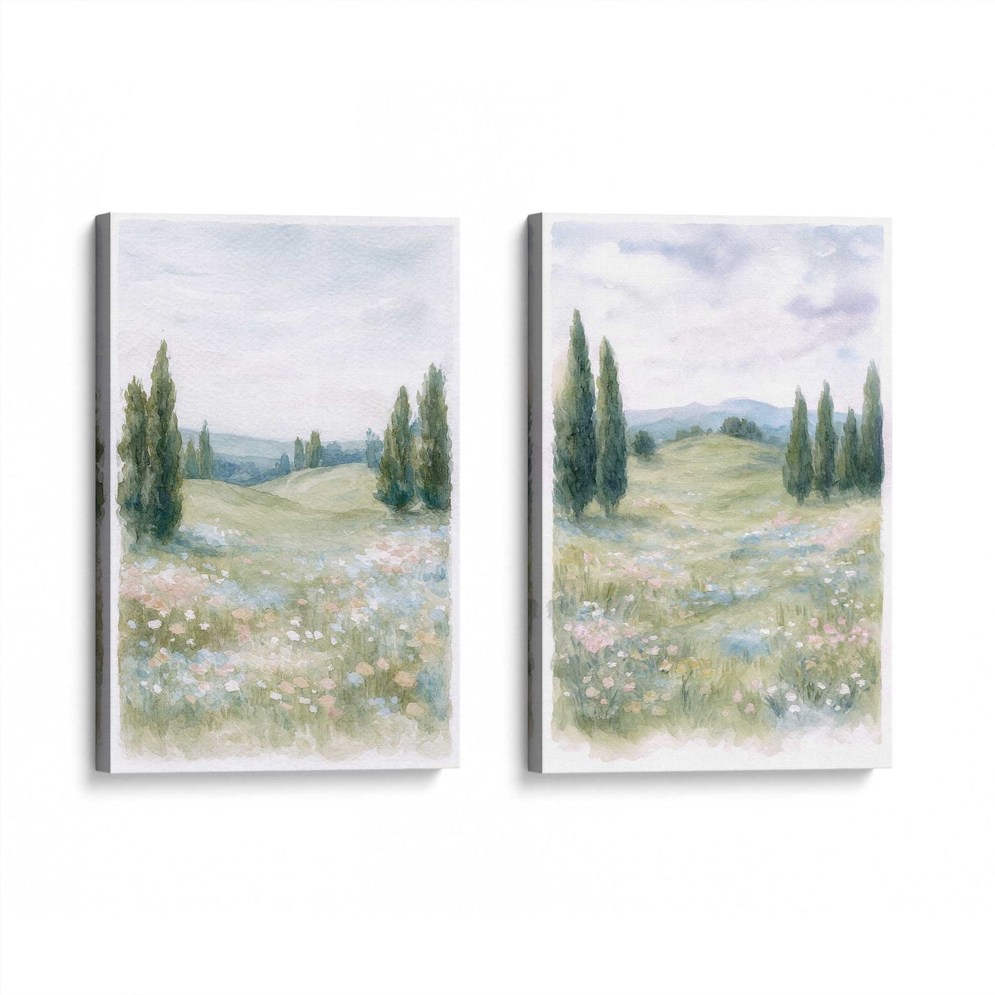 [Color:Stretched Canvas], Picture of art at an angle