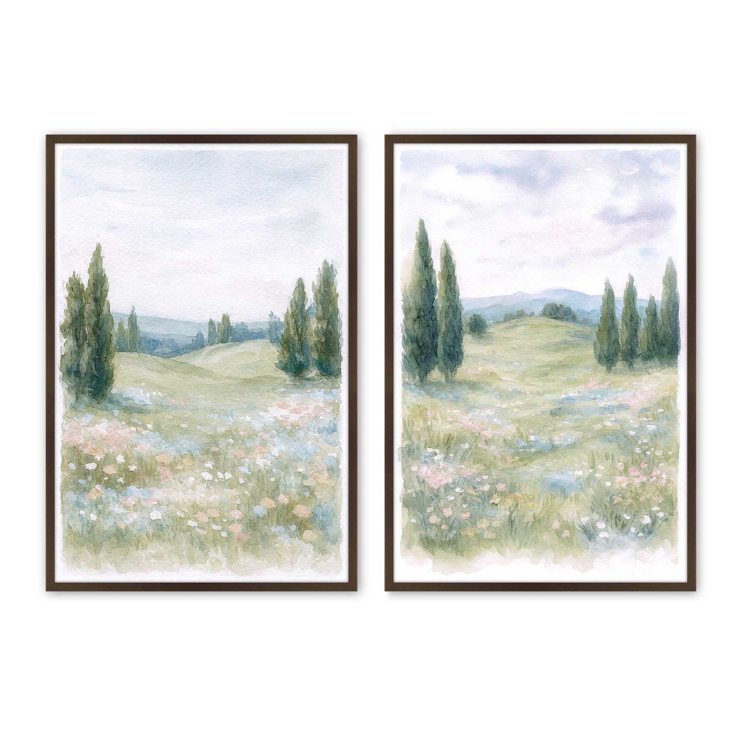 [Color:Belvinder Brown], Picture of art in a Belvinder Brown frame