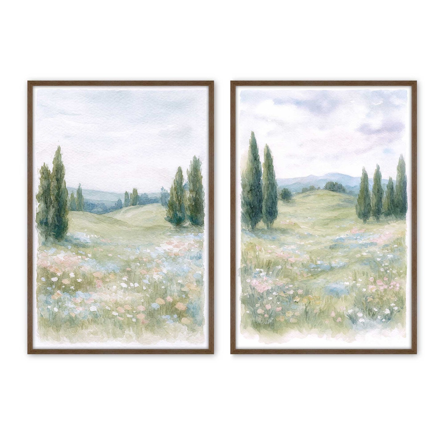 [Color:Walnut], Picture of art in a Walnut frame
