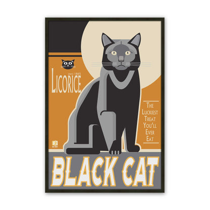 [Color:Satin Black], Picture of art in a Satin Black frame