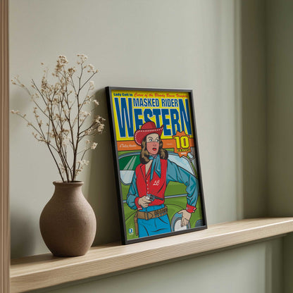 [Color:Polished Chrome], Picture of art in a Polished Chrome frame at an angle