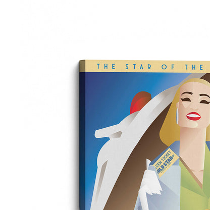 [Color:Stretched Canvas], Picture of the corner of the art