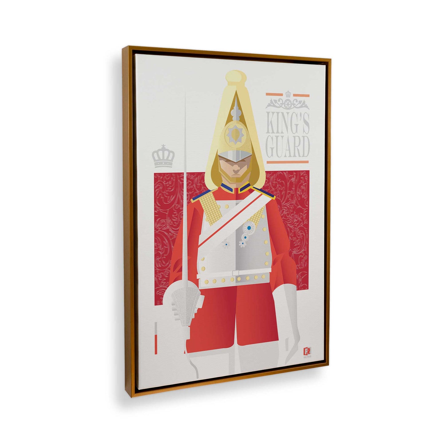 [Color:Polished Gold], Picture of the corner of the art