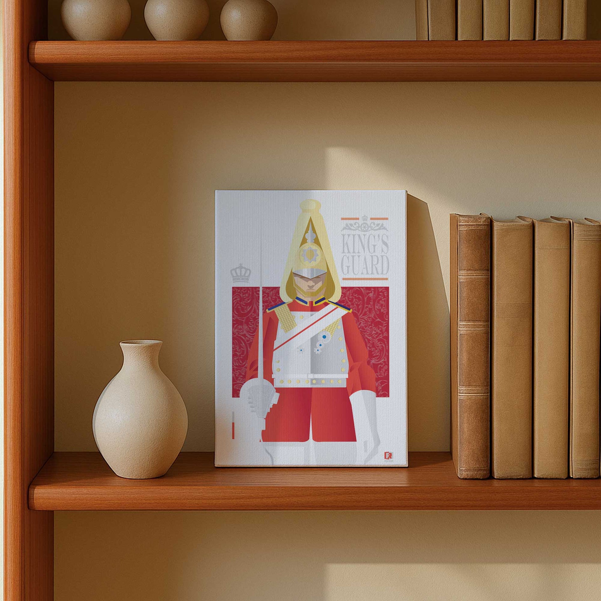 [Color:Stretched Canvas], Picture of art at an angle
