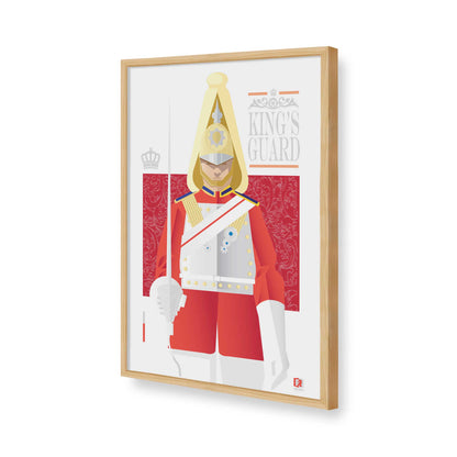 [Color:American Maple], Picture of art in a American Maple frame of the corner