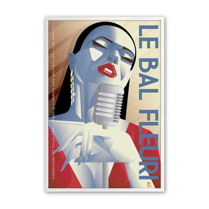 [Color:Opaque White], Picture of art in a Opaque White frame