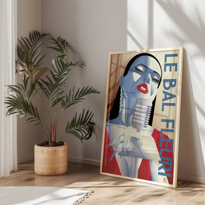 [Color:American Maple], Picture of art in a American Maple frame at an angle