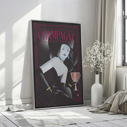 [Color:Opaque White], Picture of art in a White frame at an angle