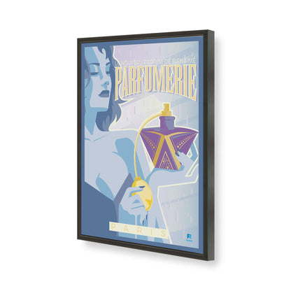 [Color:Satin Black], Picture of art in a Satin Black frame of the corner