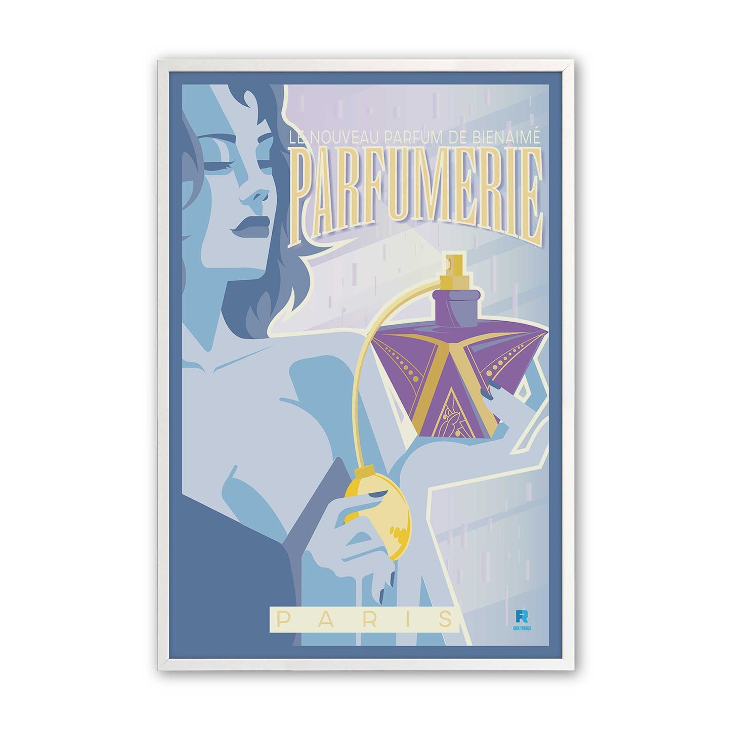 [Color:Opaque White], Picture of art in a Opaque White frame