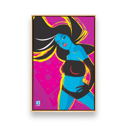 [Color:American Maple], Picture of art in a American Maple frame