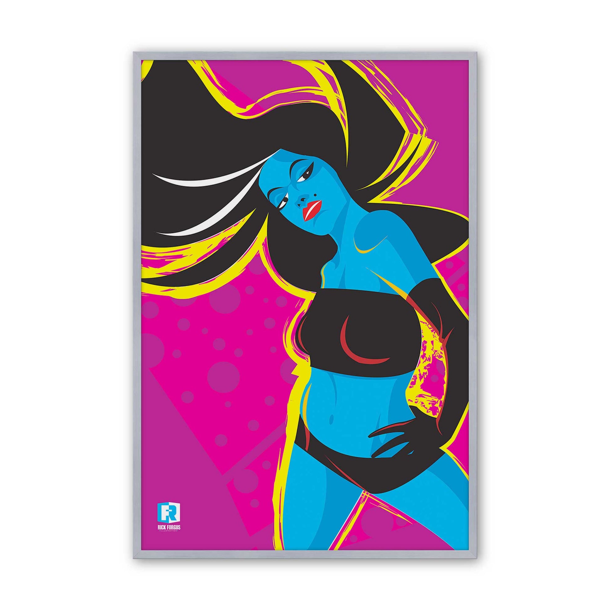 [Color:Polished Chrome], Picture of art in a Polished Chrome frame
