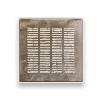 [Color:Opaque White], Picture of art in a White frame