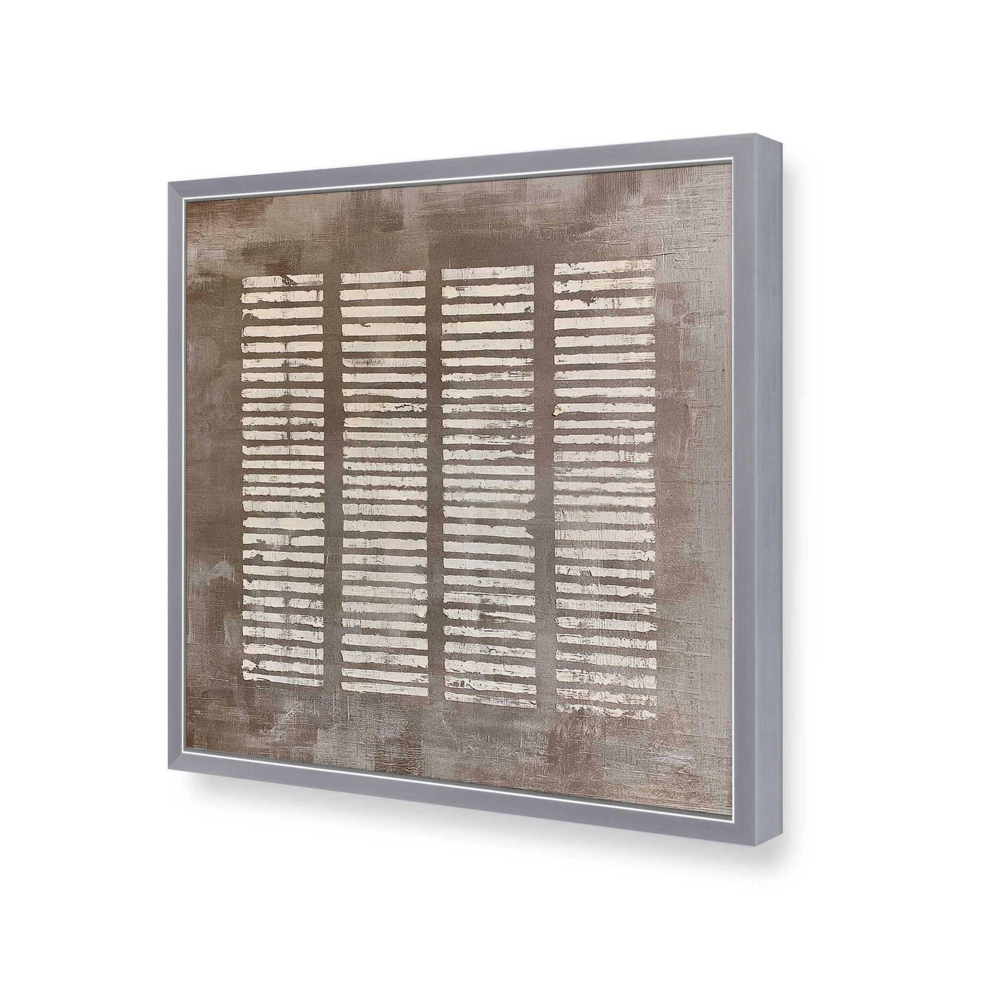 [Color:Polished Chrome], Picture of art in a Polished Chrome frame of the corner