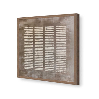 [Color:Walnut], Picture of art in a Walnut frame of the corner