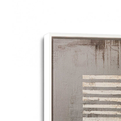 [Color:Opaque White], Picture of art in a White frame at an angle