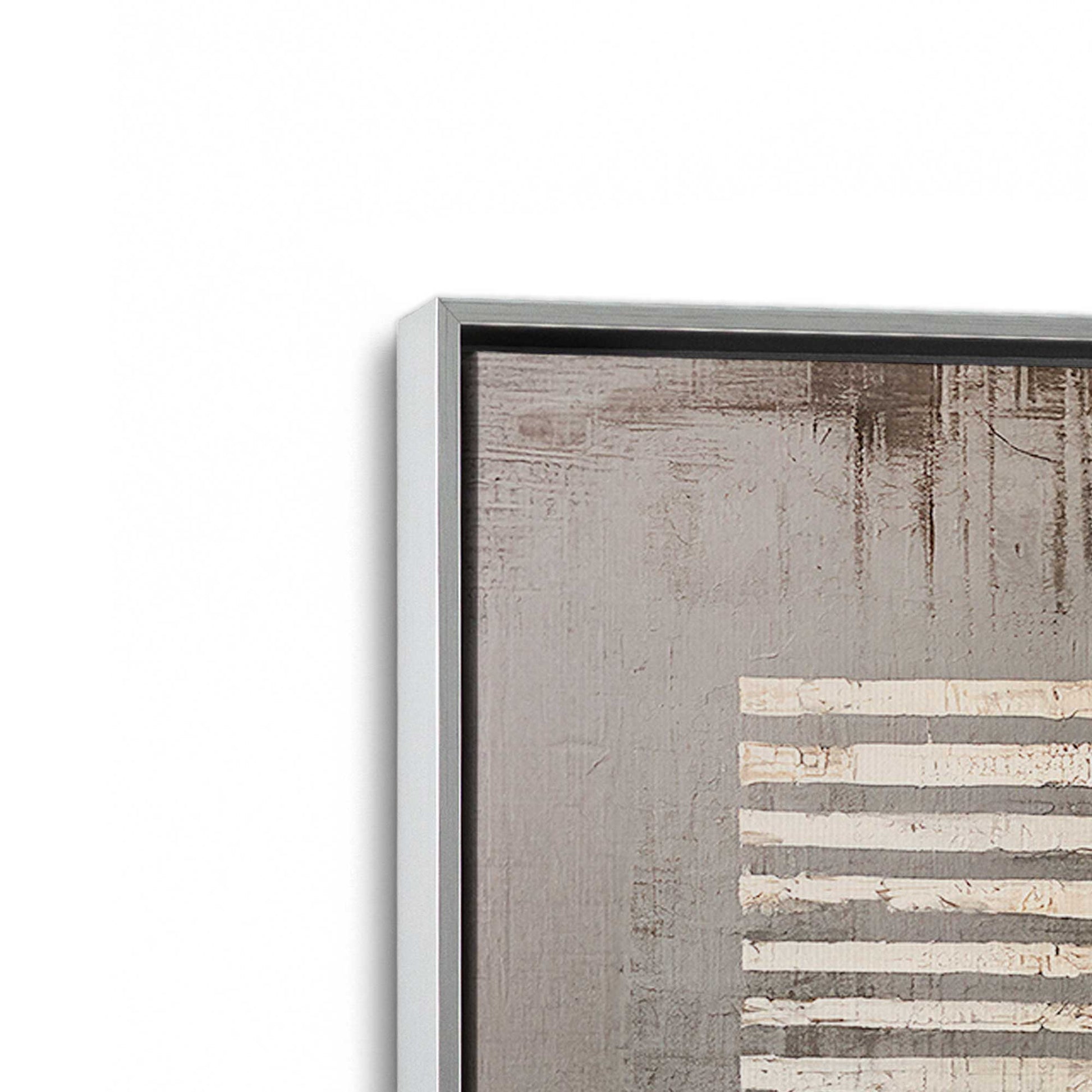 [Color:Polished Chrome], Picture of art in a Polished Chrome frame at an angle