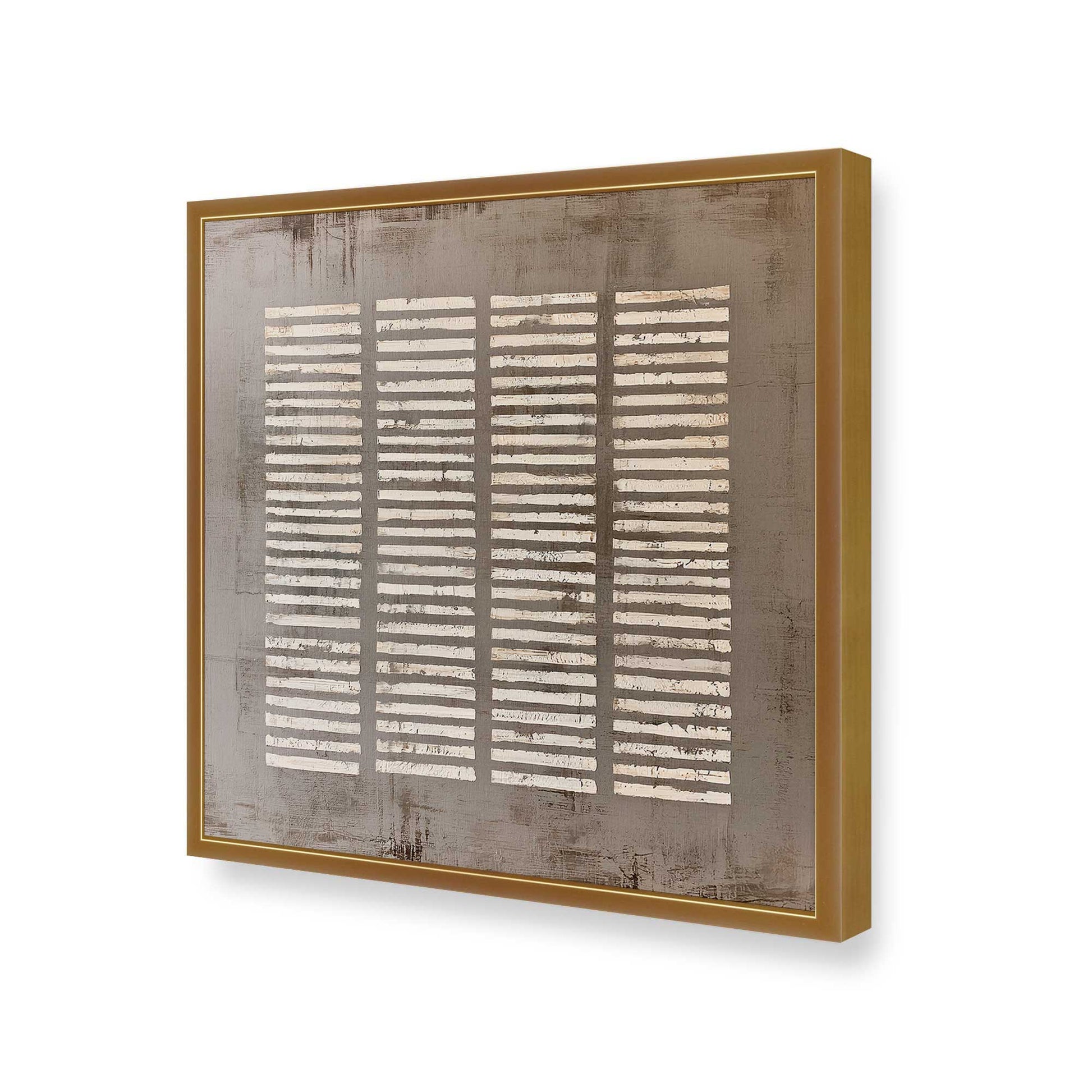 [Color:Polished Gold], Picture of art in a Polished Gold frame of the corner