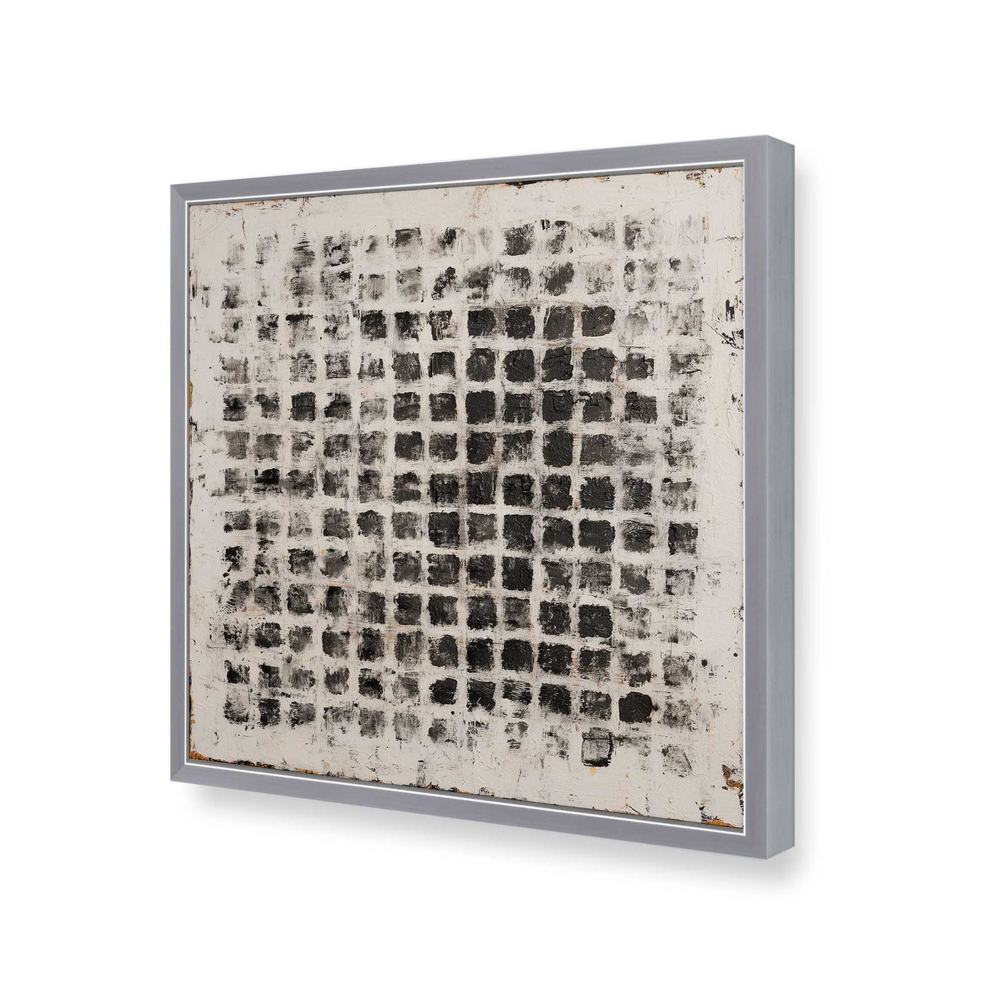 [Color:Polished Chrome], Picture of art in a Polished Chrome frame of the corner