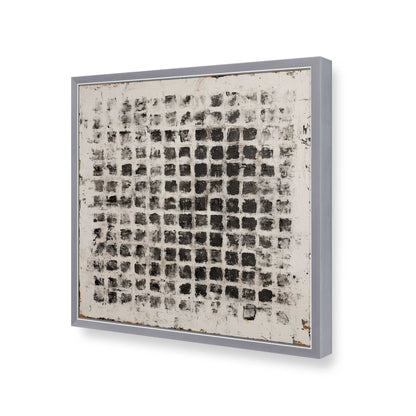 [Color:Polished Chrome], Picture of art in a Polished Chrome frame of the corner