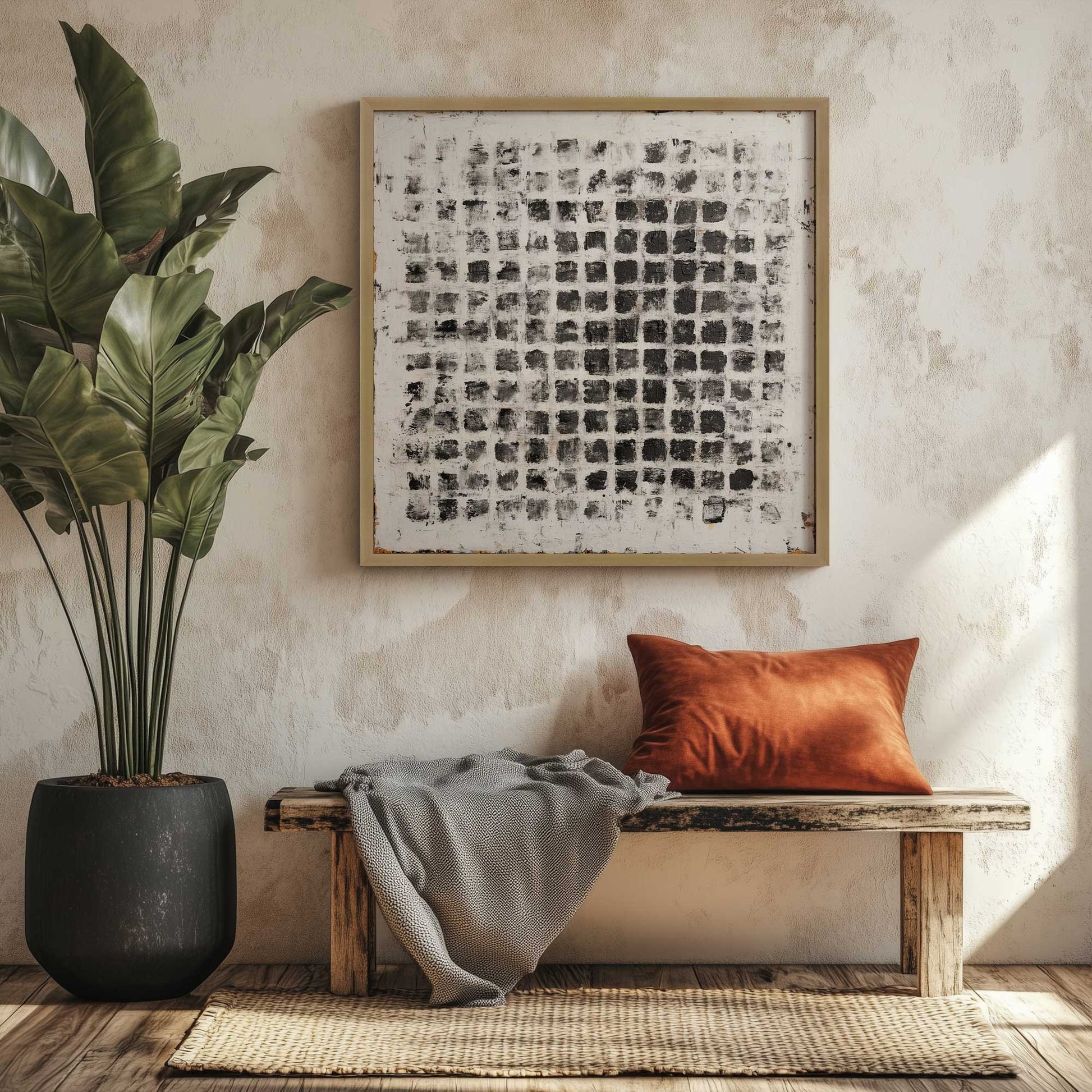 Picture of art in a room
