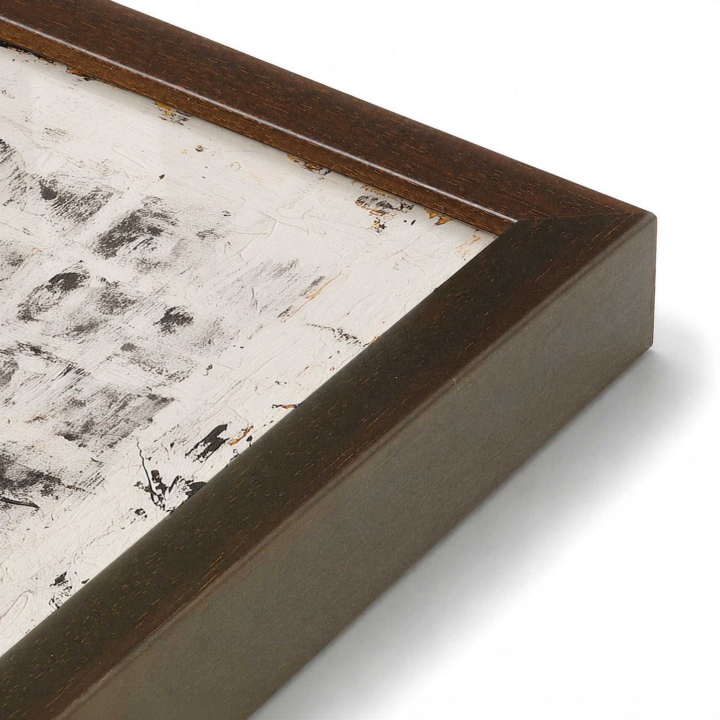 [Color:Belvinder Brown], Picture of art in a Belvinder Brown frame at an angle
