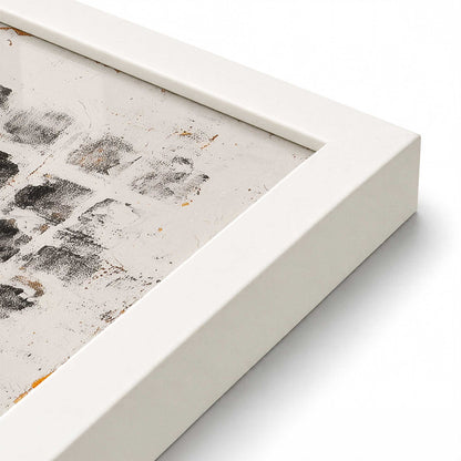 [Color:Opaque White], Picture of art in a Opaque White frame at an angle