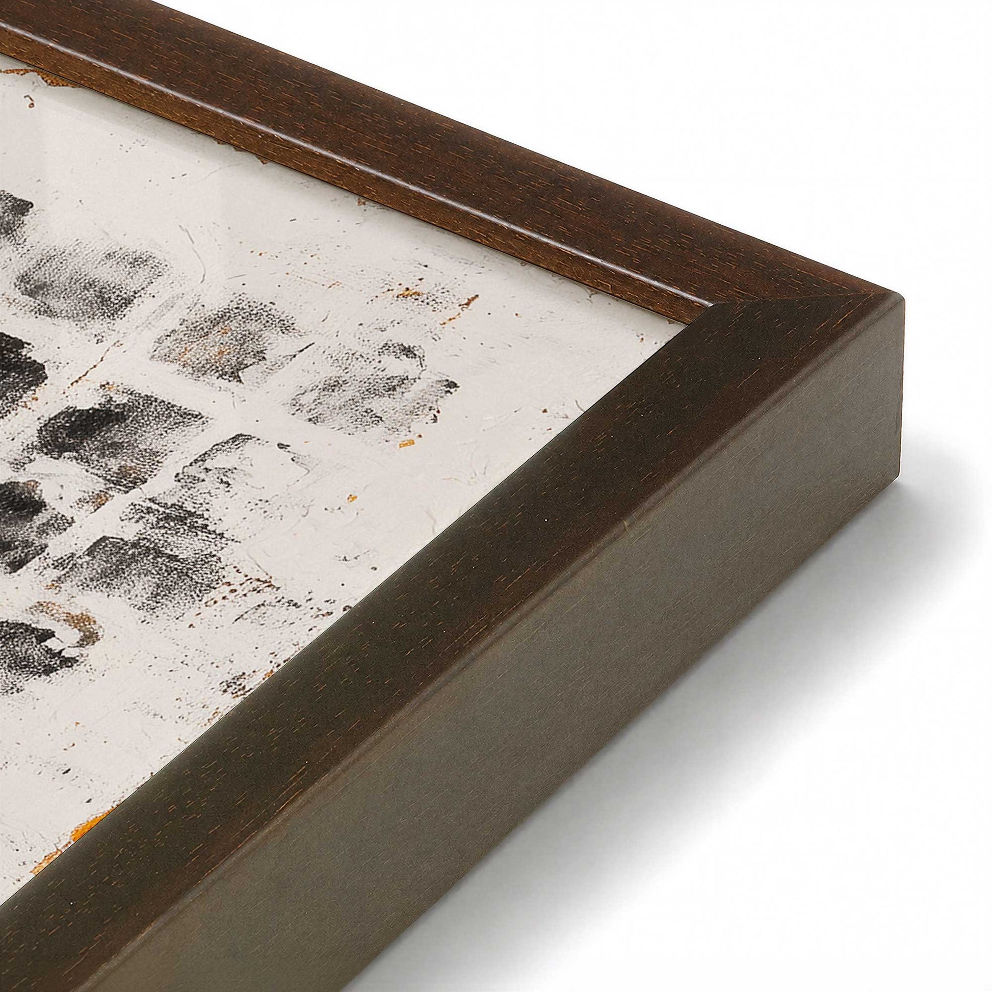 [Color:Belvinder Brown], Picture of art in a Belvinder Brown frame at an angle
