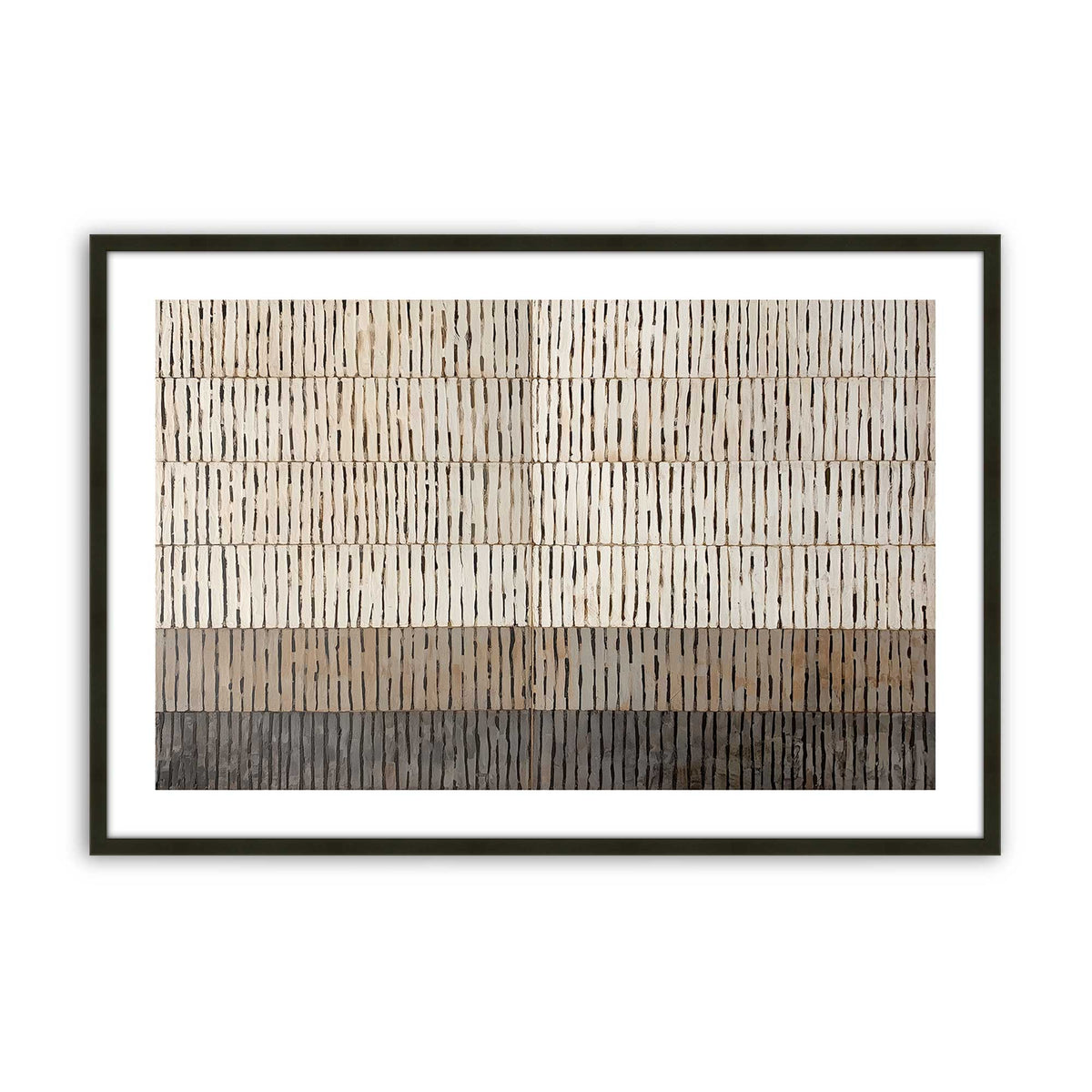 [Color:Satin Black], Picture of art in a Polished Chrome frame