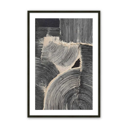 [Color:Satin Black], Picture of art in a Satin Black frame