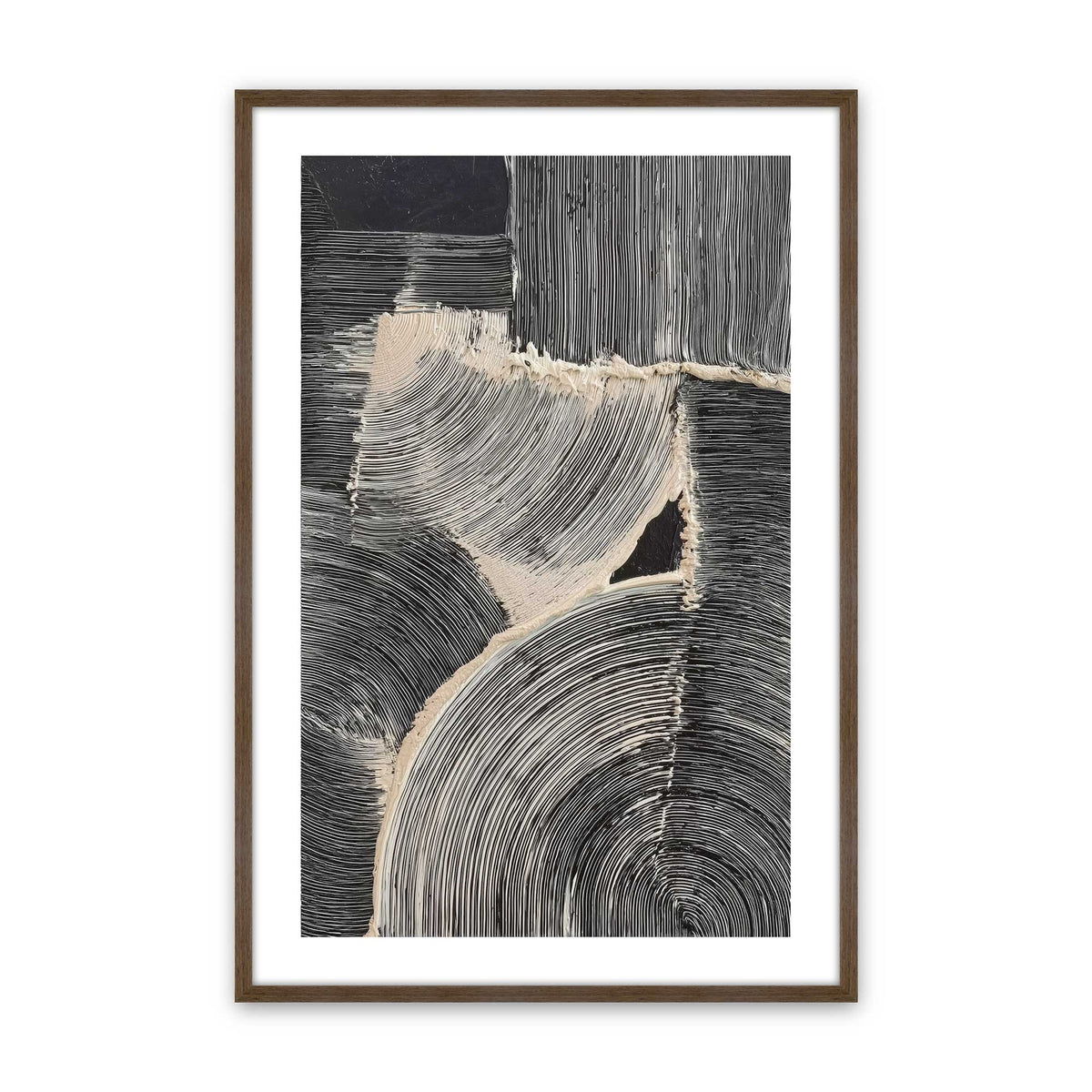[Color:Walnut], Picture of art in a Walnut frame
