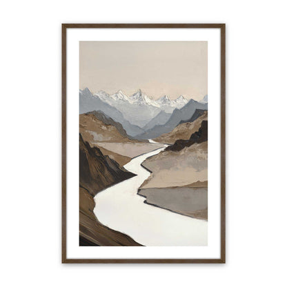 [Color:Walnut], Picture of art in a Walnut frame