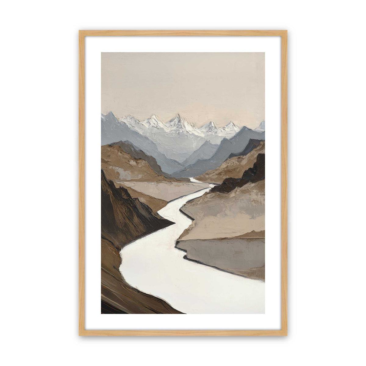 [Color:American Maple], Picture of art in a American Maple frame