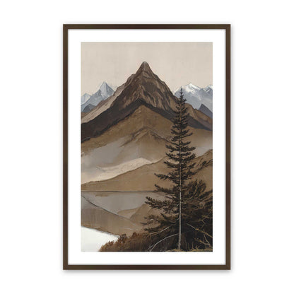 [Color:Belvinder Brown], Picture of art in a Belvinder Brown frame