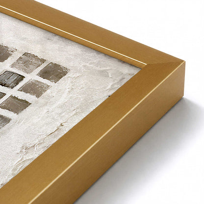 [Color:Polished Gold], Picture of art in a Polished Gold frame at an angle