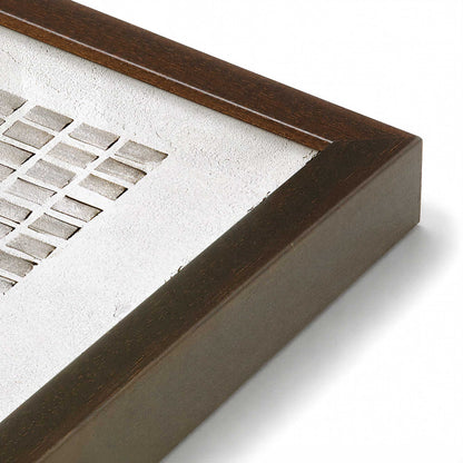 [Color:Brown], Picture of art in a Brown frame at an angle