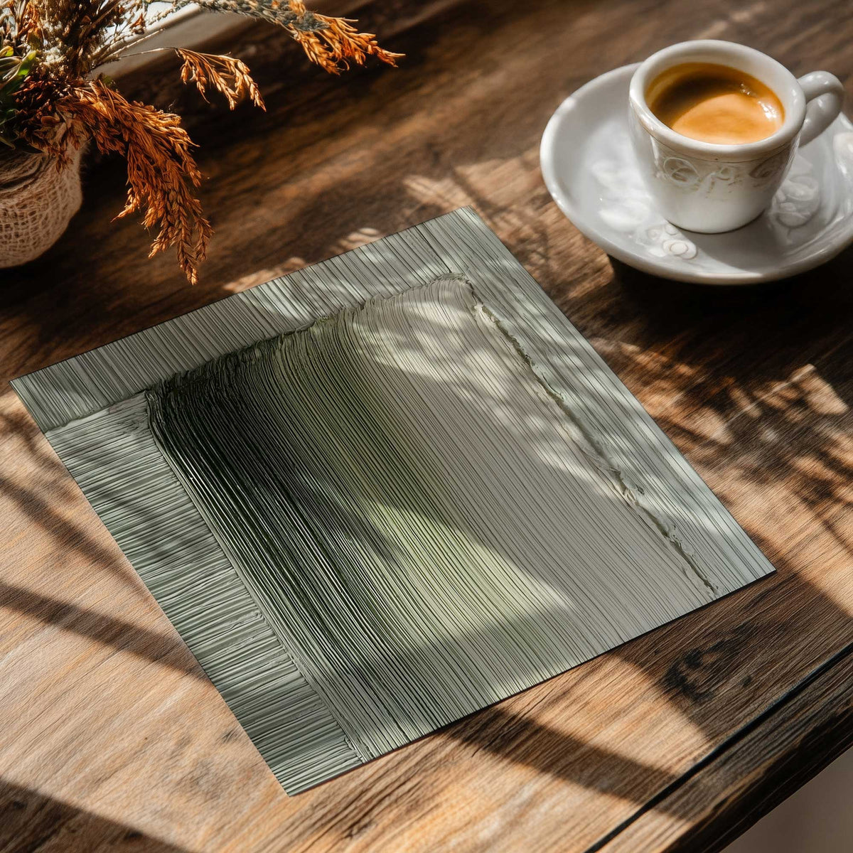 Green Fade I Paper Print