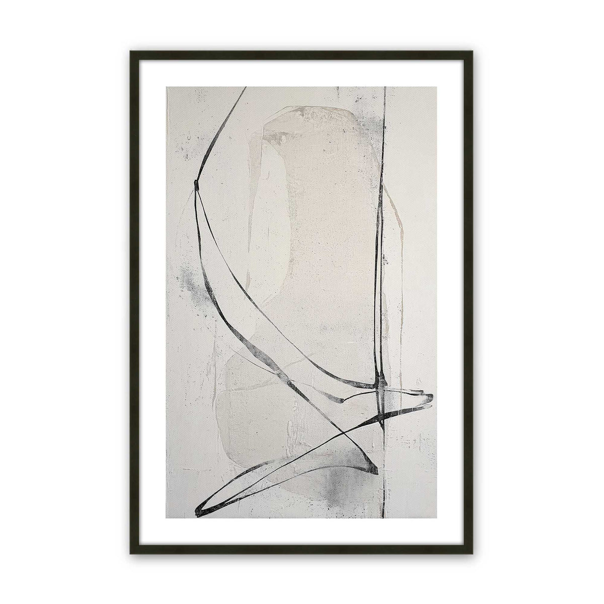 [Color:Satin Black], Picture of art in a Satin Black frame