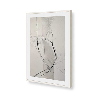 [Color:Opaque White], Picture of art in a Opaque White frame of the corner