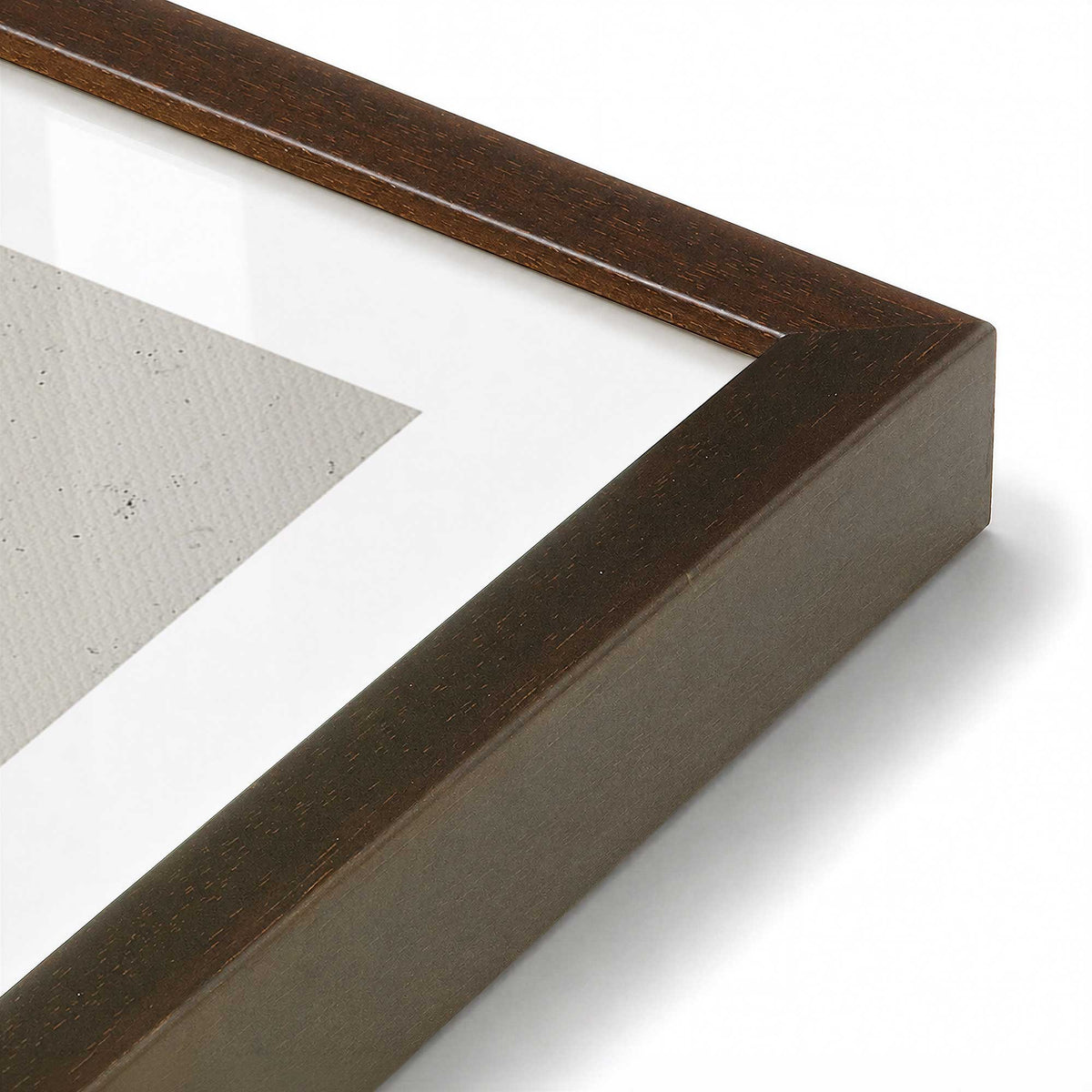 [Color:Belvinder Brown], Picture of art in a Belvinder Brown frame at an angle