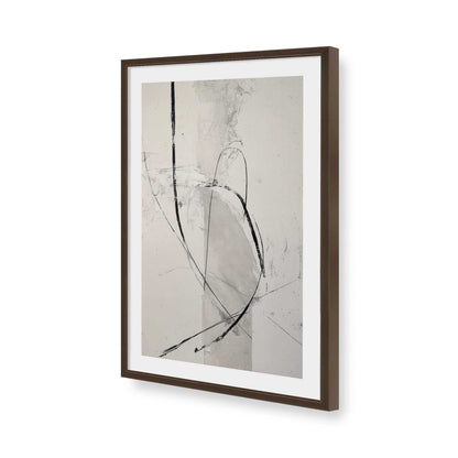 [Color:Brown], Picture of art in a Brown frame of the corner