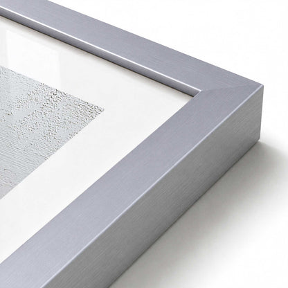 [Color:Polished Chrome], Picture of art in a Polished Chrome frame at an angle