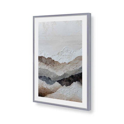 [Color:Polished Chrome], Picture of art in a Polished Chrome frame of the corner